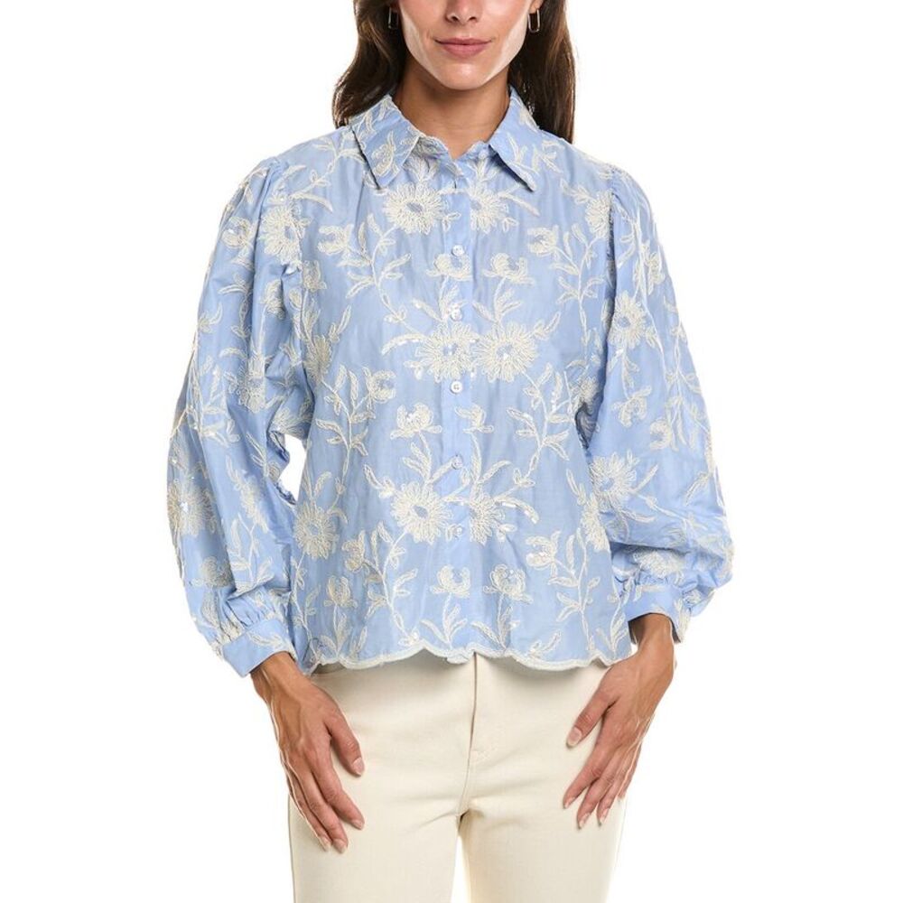 Insight New York Womens  Novelty Top, White